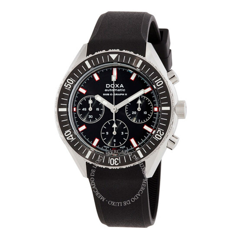 Relógio SUB 200 C-Graph II Cronógrafo Automático Mostrador Preto 42 mm - Mercado de Luxo - O Maior E-Commerce de Bens, Produtos e Serviços de Luxo do Brasil.
