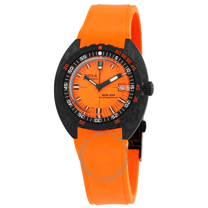 Relógio Mostrador laranja automático profissional 42 mm - Mercado de Luxo - O Maior E-Commerce de Bens, Produtos e Serviços de Luxo do Brasil.