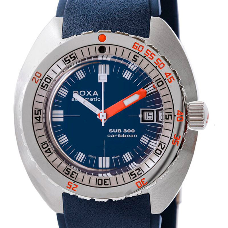 Relógio Mostrador Azul Automático Caribenho 42 mm - Mercado de Luxo - O Maior E-Commerce de Bens, Produtos e Serviços de Luxo do Brasil.