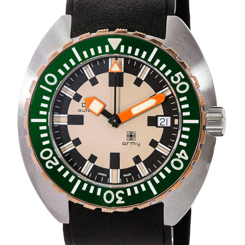 Relógio Exército Automático Mostrador Bege 42 mm - Mercado de Luxo - O Maior E-Commerce de Bens, Produtos e Serviços de Luxo do Brasil.