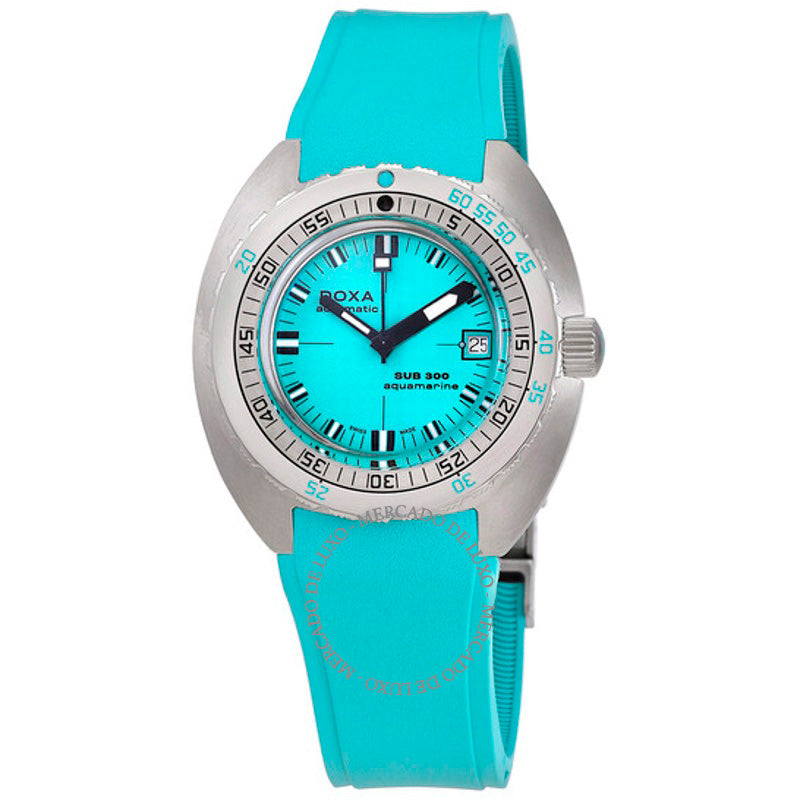 Relógio Água-marinha Automática 42 mm - Mercado de Luxo - O Maior E-Commerce de Bens, Produtos e Serviços de Luxo do Brasil.