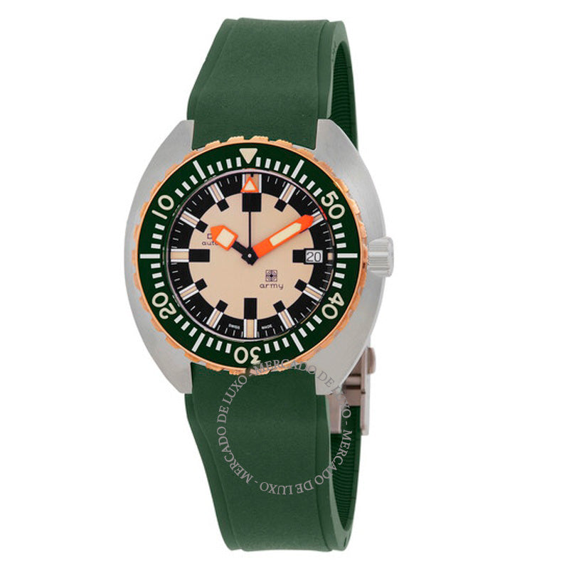 Relógio Exército Automático 42 mm - Mercado de Luxo - O Maior E-Commerce de Bens, Produtos e Serviços de Luxo do Brasil.