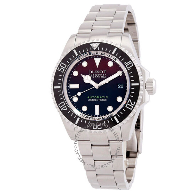 Relógio Atlantica Deep Dive Automático Mostrador Vermelho  - Mercado de Luxo - O Maior E-Commerce de Bens, Produtos e Serviços de Luxo do Brasil.