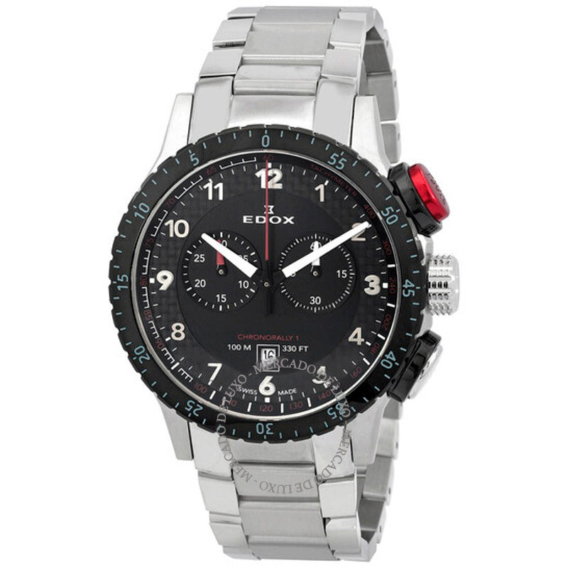 Relógio Chronorally 1 Cronógrafo Quartzo Mostrador Preto 45 mm - Mercado de Luxo - O Maior E-Commerce de Bens, Produtos e Serviços de Luxo do Brasil.