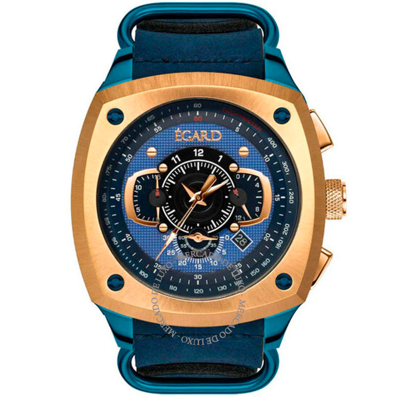 Relógio Cronógrafo V1-Viking Suri Quartzo Mostrador Azul 46 mm - Mercado de Luxo - O Maior E-Commerce de Bens, Produtos e Serviços de Luxo do Brasil.