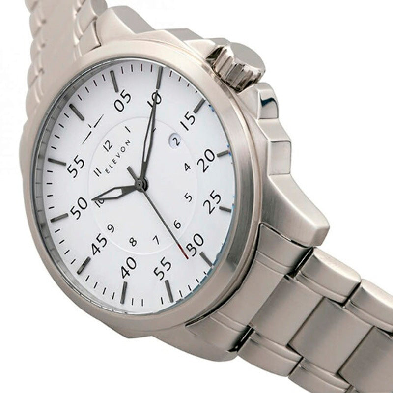 Relógio Mostrador branco Hughes 50 mm - Mercado de Luxo - O Maior E-Commerce de Bens, Produtos e Serviços de Luxo do Brasil.