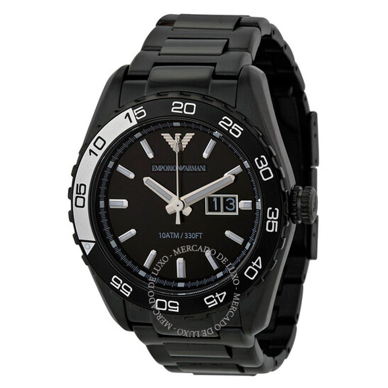 Relógio Sportivo Mostrador Preto 46 mm - Mercado de Luxo - O Maior E-Commerce de Bens, Produtos e Serviços de Luxo do Brasil.