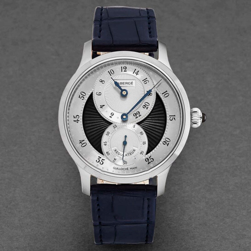 Relógio Agathon Corda Manual Mostrador Prateado 40 mm - Mercado de Luxo - O Maior E-Commerce de Bens, Produtos e Serviços de Luxo do Brasil.