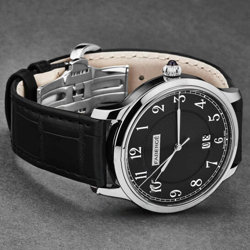 Relógio Agathon Automático Mostrador Preto 40 mm - Mercado de Luxo - O Maior E-Commerce de Bens, Produtos e Serviços de Luxo do Brasil.