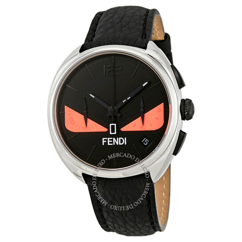 Relógio Momento Cronógrafo Preto com Mostrador Rosa Olhos de Inseto 40 mm - Mercado de Luxo - O Maior E-Commerce de Bens, Produtos e Serviços de Luxo do Brasil.