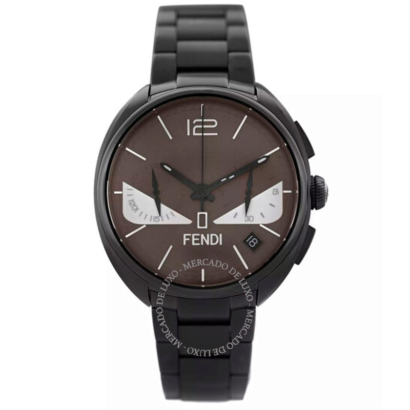 Relógio Momento Bugs Quartzo Mostrador Marrom 40 mm - Mercado de Luxo - O Maior E-Commerce de Bens, Produtos e Serviços de Luxo do Brasil.