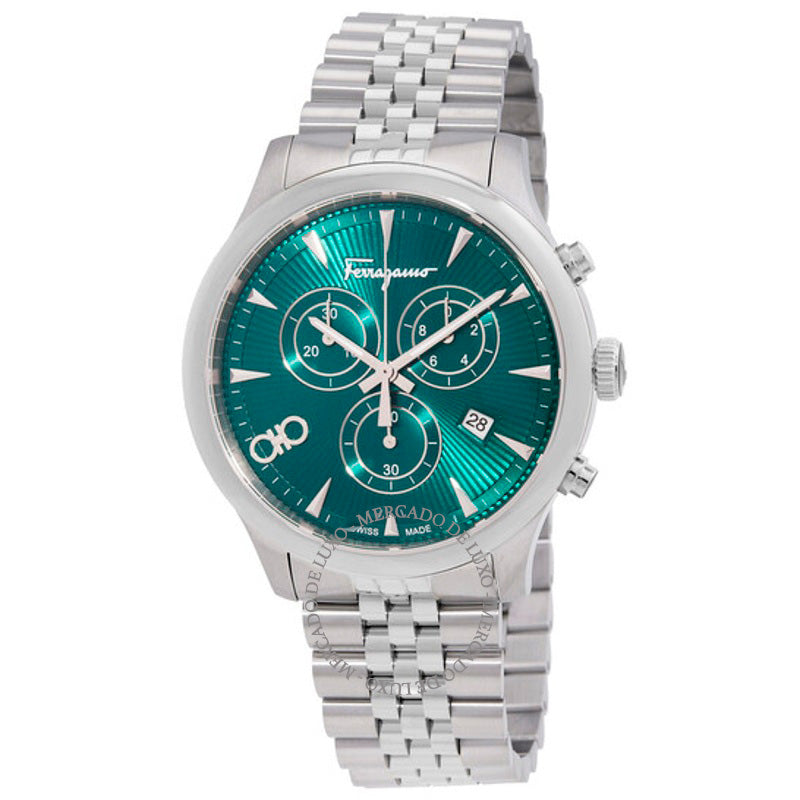 Relógio Duo Chronograph Quartzo Mostrador Verde 43 mm - Mercado de Luxo - O Maior E-Commerce de Bens, Produtos e Serviços de Luxo do Brasil.