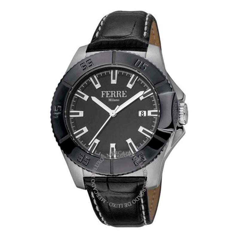 Relógio Mostrador preto 45 mm - Mercado de Luxo - O Maior E-Commerce de Bens, Produtos e Serviços de Luxo do Brasil.