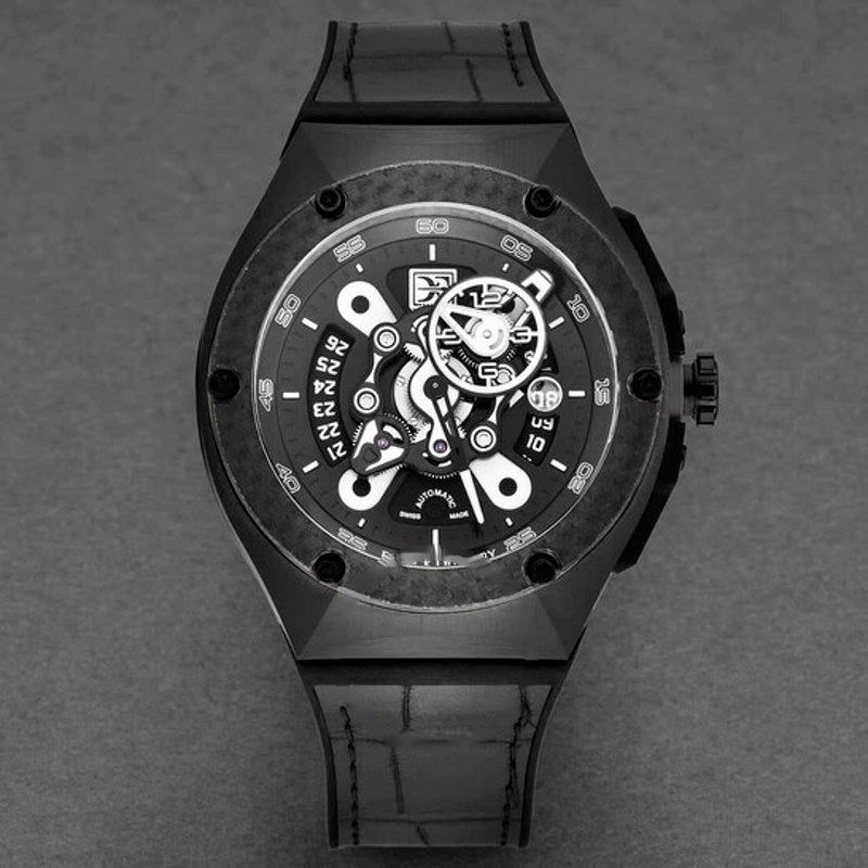 Relógio Crazy Wheel Automático Mostrador Preto 43 mm - Mercado de Luxo - O Maior E-Commerce de Bens, Produtos e Serviços de Luxo do Brasil.