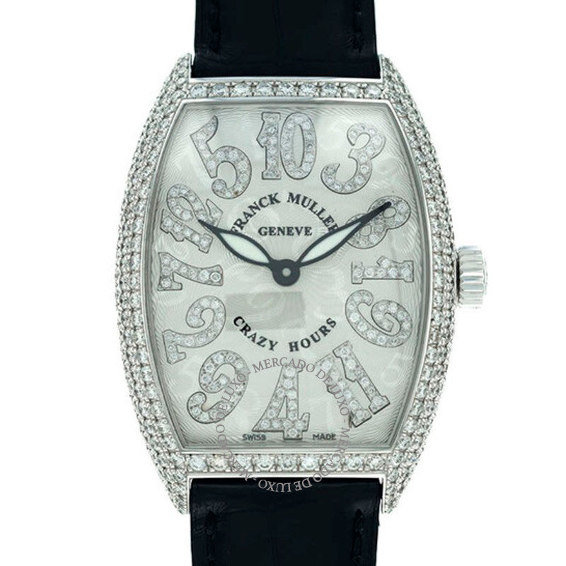 Relógio Cintree Curvex Crazy Hours Automático Mostrador Branco Diamante 36 mm - Mercado de Luxo - O Maior E-Commerce de Bens, Produtos e Serviços de Luxo do Brasil.