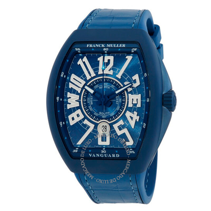 Relógio Vanguard Mariner Automático Mostrador Azul 44 mm - Mercado de Luxo - O Maior E-Commerce de Bens, Produtos e Serviços de Luxo do Brasil.