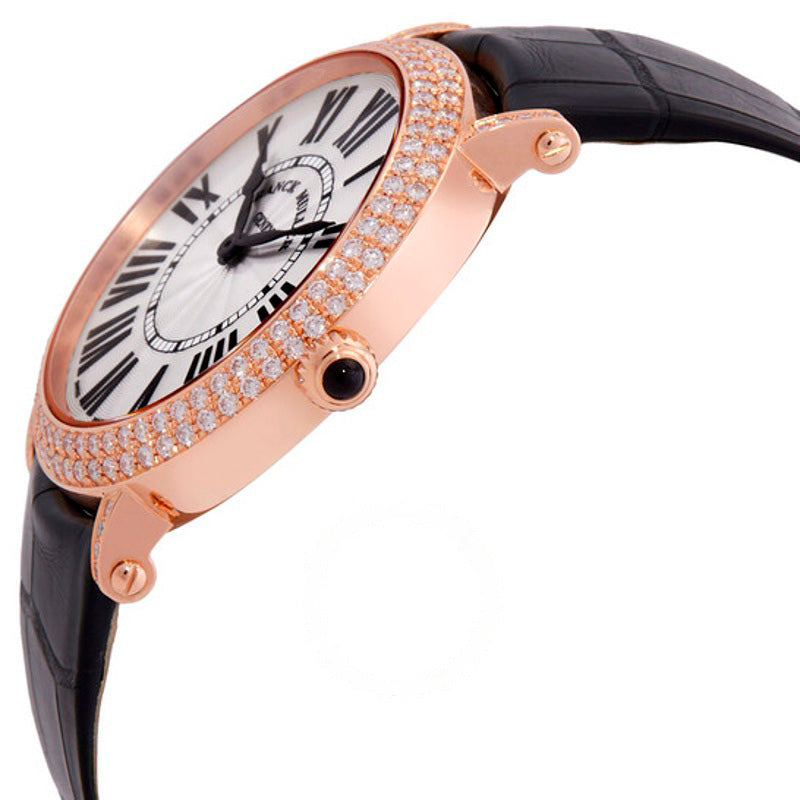 Relógio Mostrador branco com diamantes de quartzo infinito 41 mm - Mercado de Luxo - O Maior E-Commerce de Bens, Produtos e Serviços de Luxo do Brasil.