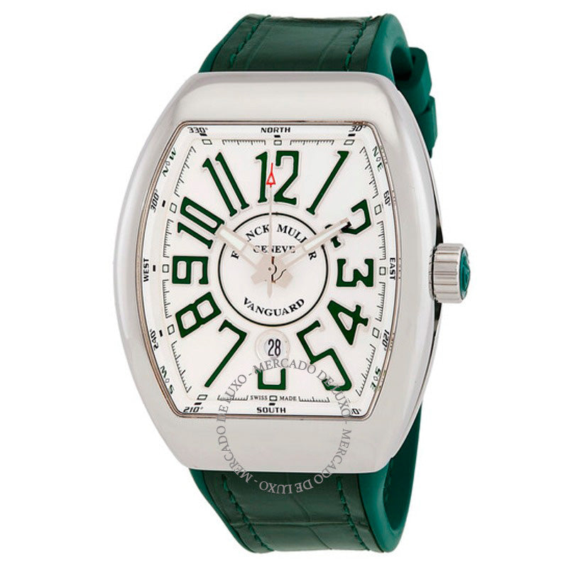 Relógio Vanguard Automático Mostrador Branco 45 mm - Mercado de Luxo - O Maior E-Commerce de Bens, Produtos e Serviços de Luxo do Brasil.
