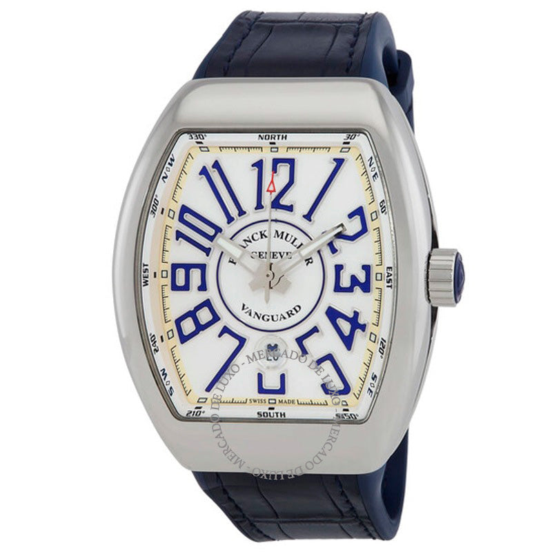 Relógio Vanguard Automático Mostrador Branco 45 mm - Mercado de Luxo - O Maior E-Commerce de Bens, Produtos e Serviços de Luxo do Brasil.