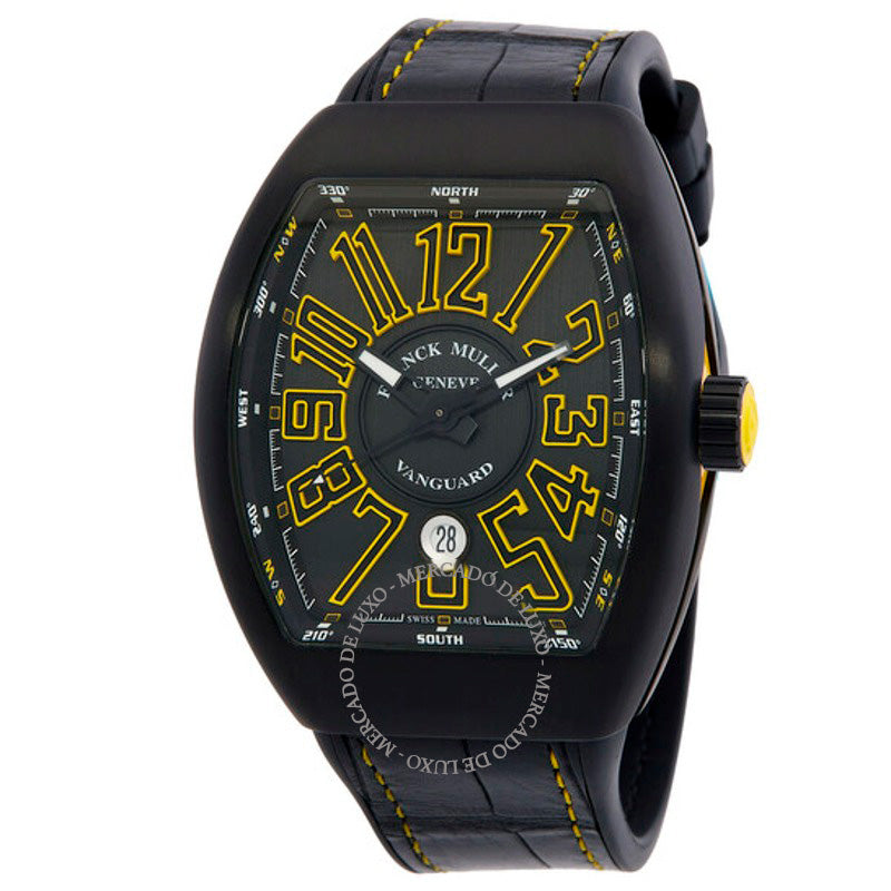 Relógio Vanguard Automático Mostrador Preto 45 mm - Mercado de Luxo - O Maior E-Commerce de Bens, Produtos e Serviços de Luxo do Brasil.