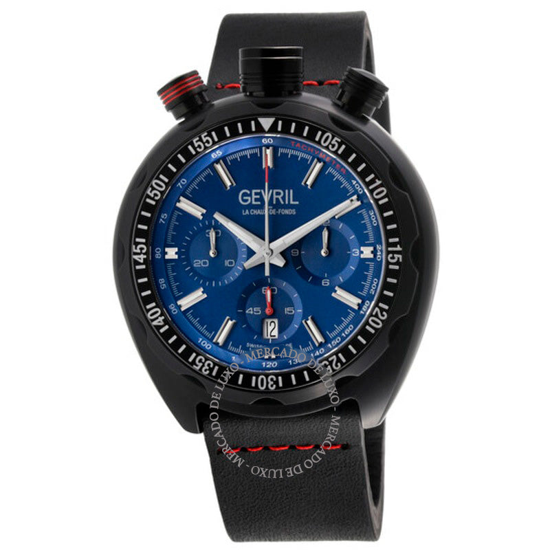 Relógio Canal Street Chrono Cronógrafo Automático Mostrador Azul 48 mm - Mercado de Luxo - O Maior E-Commerce de Bens, Produtos e Serviços de Luxo do Brasil.
