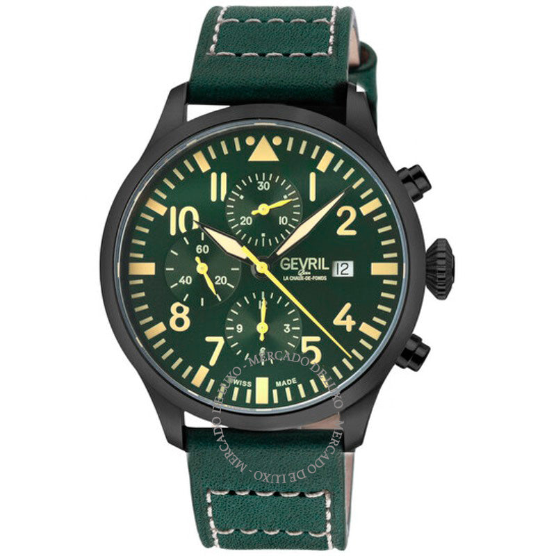 Relógio Cronógrafo Vaughn Automático ETA 7750 Mostrador Verde 44 mm - Mercado de Luxo - O Maior E-Commerce de Bens, Produtos e Serviços de Luxo do Brasil.