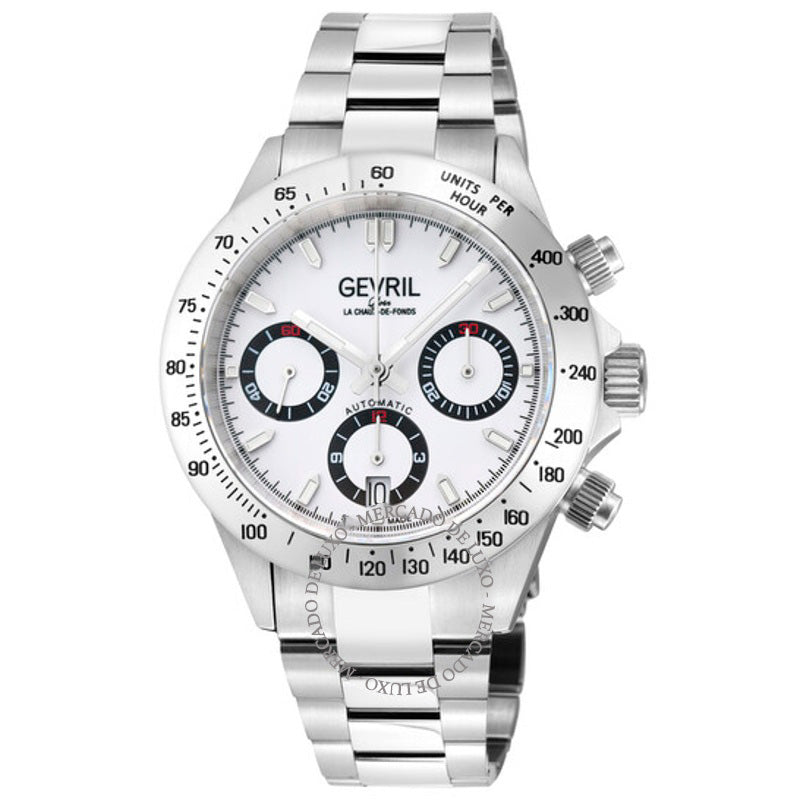 Relógio Cronógrafo Automático New Amsterdam Mostrador Branco 40 mm - Mercado de Luxo - O Maior E-Commerce de Bens, Produtos e Serviços de Luxo do Brasil.