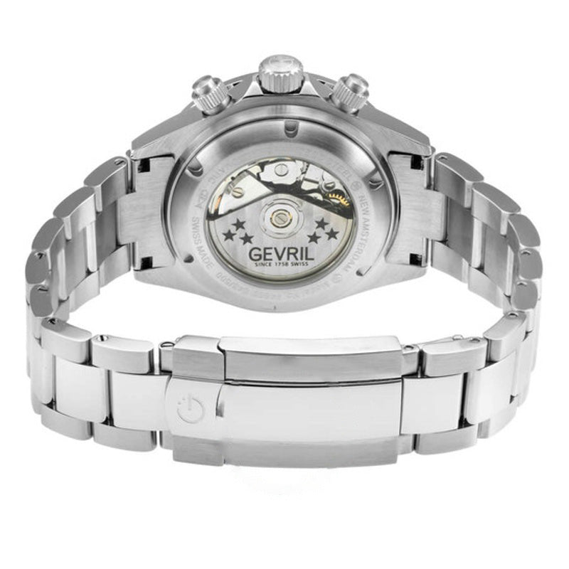 Relógio Cronógrafo Automático New Amsterdam Mostrador Branco 40 mm - Mercado de Luxo - O Maior E-Commerce de Bens, Produtos e Serviços de Luxo do Brasil.