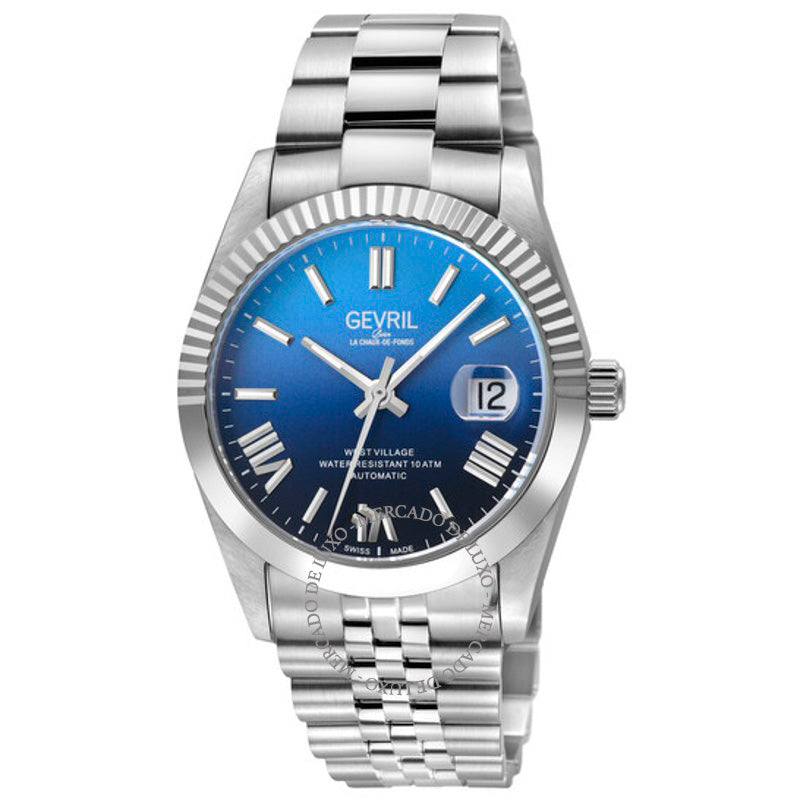Relógio West Village Fusion Elite Automático Mostrador Azul 40 mm - Mercado de Luxo - O Maior E-Commerce de Bens, Produtos e Serviços de Luxo do Brasil.