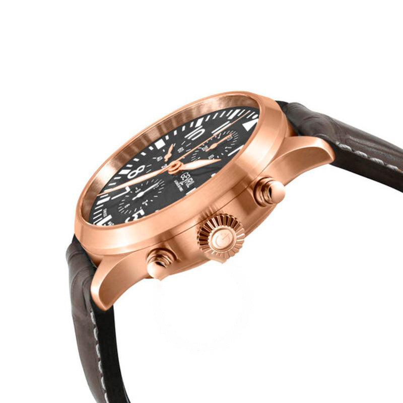 Relógio Cronógrafo Vaughn Automático Mostrador Preto 44 mm - Mercado de Luxo - O Maior E-Commerce de Bens, Produtos e Serviços de Luxo do Brasil.
