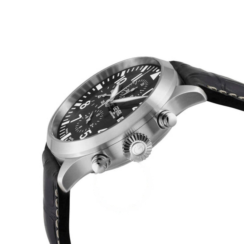Relógio Cronógrafo Vaughn Automático Mostrador Preto 44 mm - Mercado de Luxo - O Maior E-Commerce de Bens, Produtos e Serviços de Luxo do Brasil.