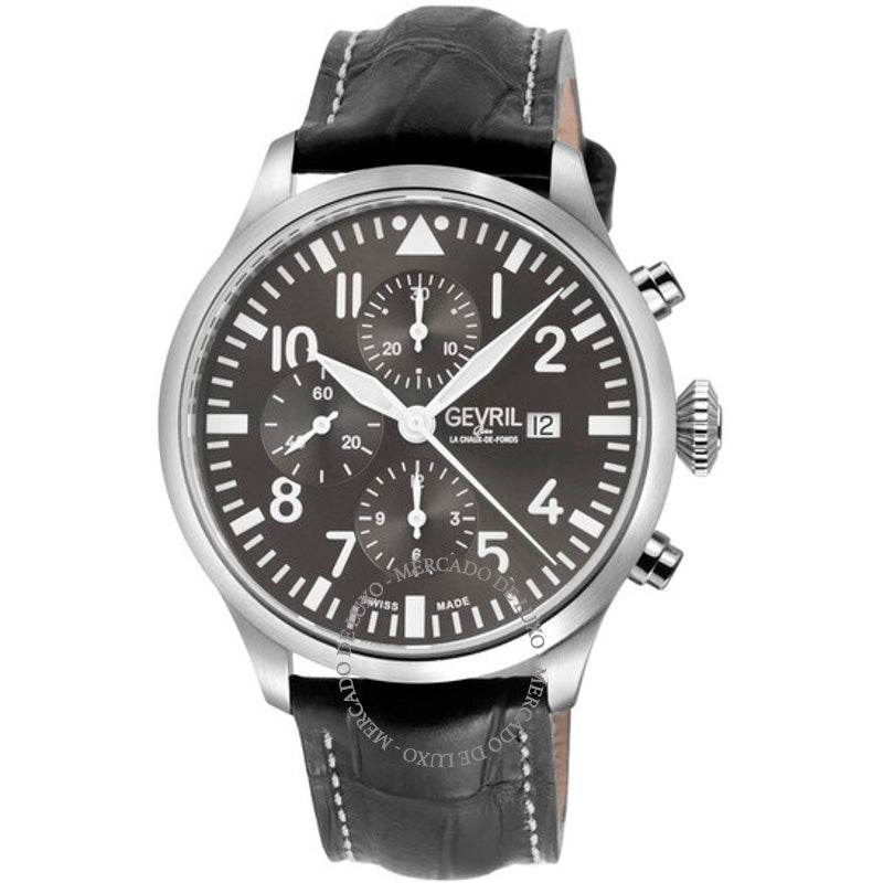 Relógio Cronógrafo Vaughn Automático Mostrador Cinza 44 mm - Mercado de Luxo - O Maior E-Commerce de Bens, Produtos e Serviços de Luxo do Brasil.