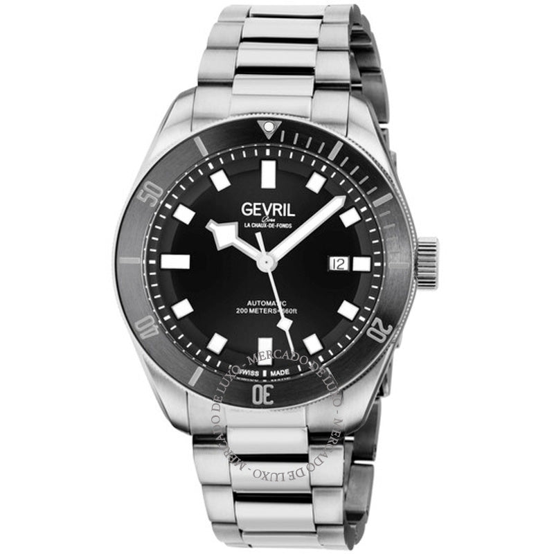 Relógio Yorkville Swiss Automatic Mostrador Preto 43 mm - Mercado de Luxo - O Maior E-Commerce de Bens, Produtos e Serviços de Luxo do Brasil.