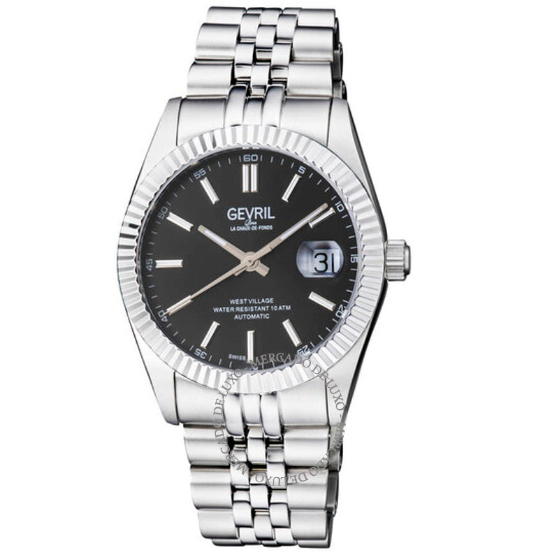 Relógio West Village Automático Mostrador Preto 40 mm - Mercado de Luxo - O Maior E-Commerce de Bens, Produtos e Serviços de Luxo do Brasil.