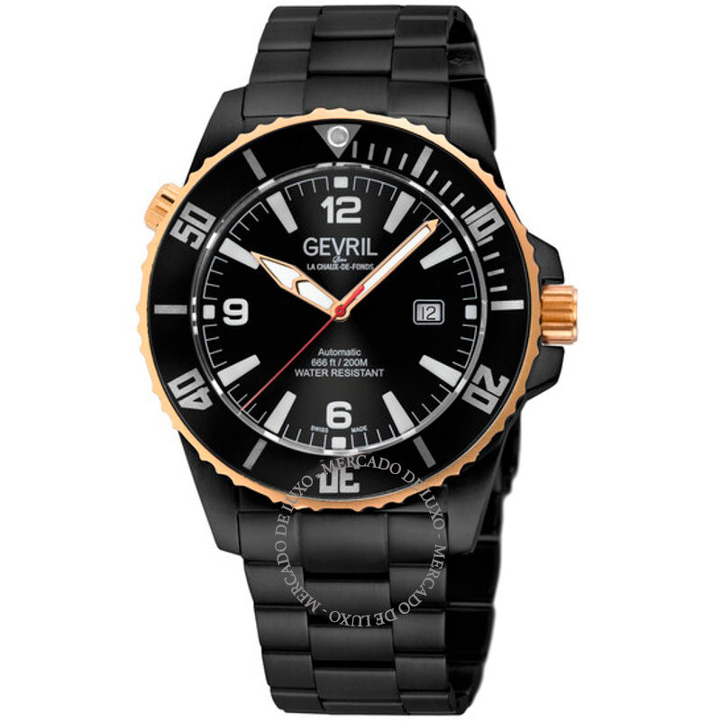Relógio Canal Street Automático Mostrador Preto 46 mm - Mercado de Luxo - O Maior E-Commerce de Bens, Produtos e Serviços de Luxo do Brasil.