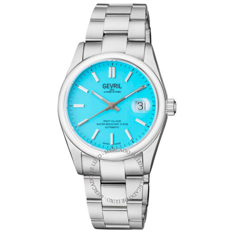 Relógio West Village Automático Mostrador Azul 40 mm - Mercado de Luxo - O Maior E-Commerce de Bens, Produtos e Serviços de Luxo do Brasil.
