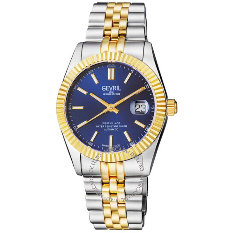 Relógio West Village Automático Mostrador Azul 40 mm - Mercado de Luxo - O Maior E-Commerce de Bens, Produtos e Serviços de Luxo do Brasil.
