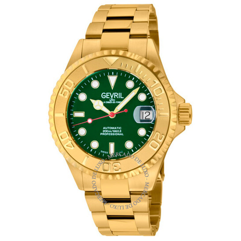 Relógio Mostrador verde automático Wall Street 39 mm - Mercado de Luxo - O Maior E-Commerce de Bens, Produtos e Serviços de Luxo do Brasil.