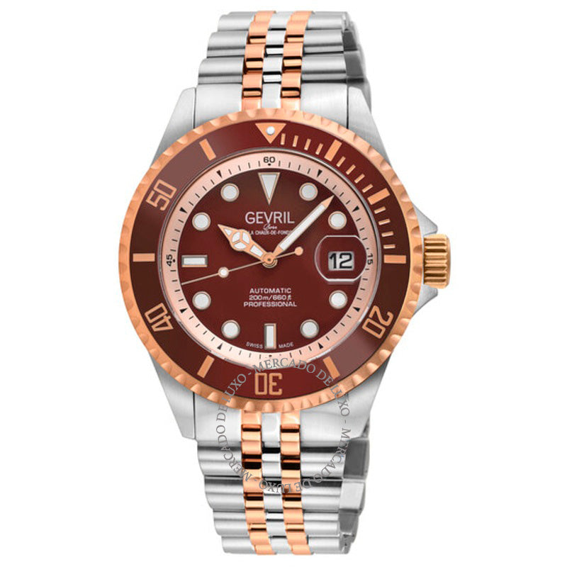 Relógio Wall Street Automático Mostrador Marrom 43 mm - Mercado de Luxo - O Maior E-Commerce de Bens, Produtos e Serviços de Luxo do Brasil.