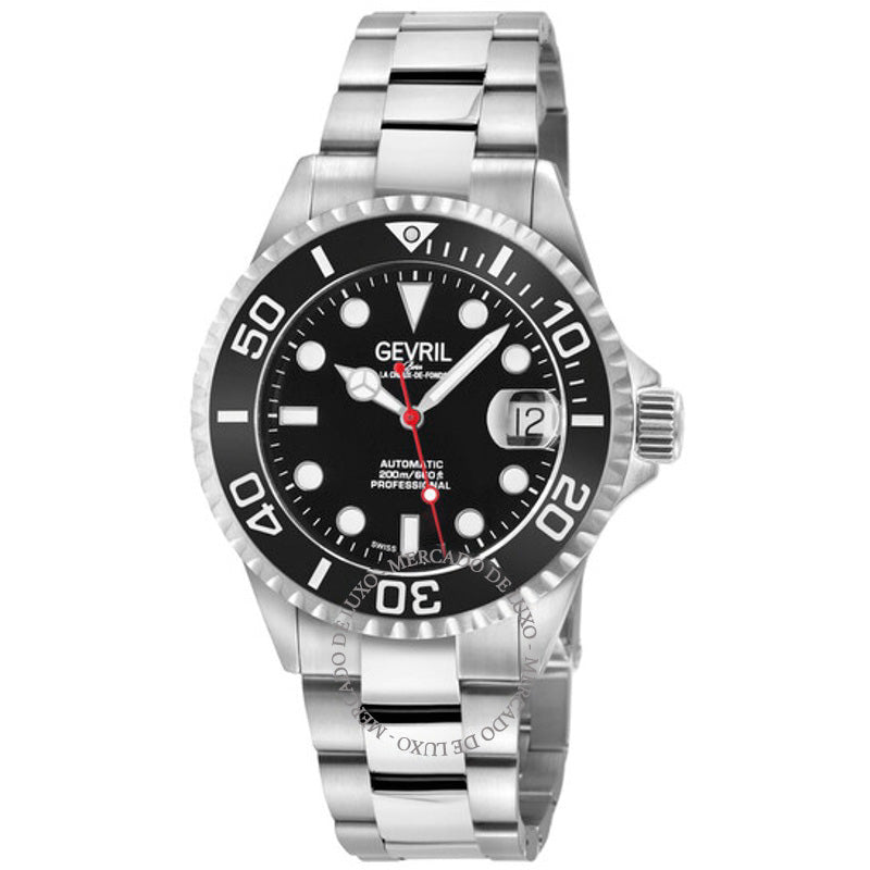 Relógio Wall Street Automático Mostrador Preto 39 mm - Mercado de Luxo - O Maior E-Commerce de Bens, Produtos e Serviços de Luxo do Brasil.