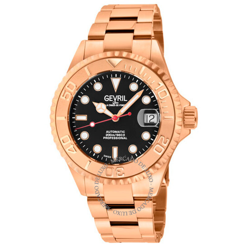 Relógio Wall Street Automático Mostrador Preto 39 mm - Mercado de Luxo - O Maior E-Commerce de Bens, Produtos e Serviços de Luxo do Brasil.