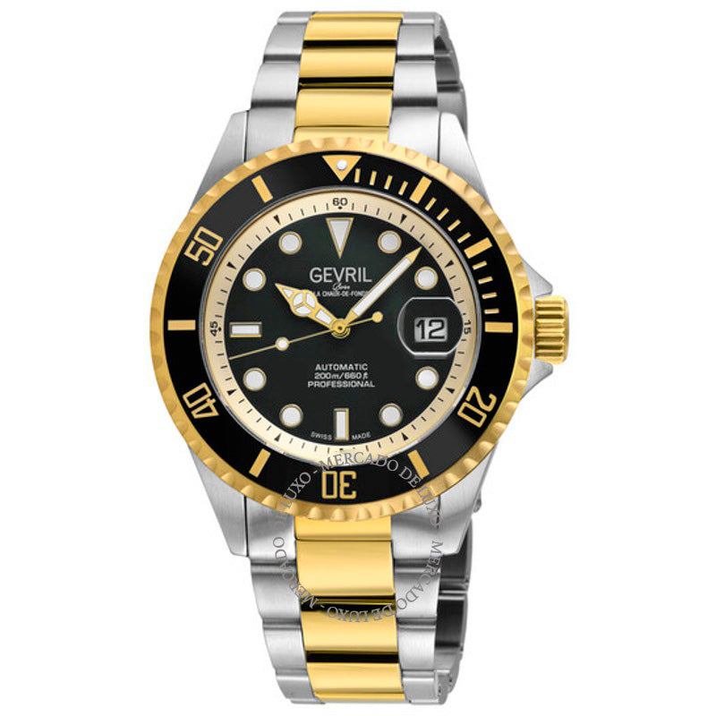 Relógio Wall Street Automático Mostrador Preto 43 mm - Mercado de Luxo - O Maior E-Commerce de Bens, Produtos e Serviços de Luxo do Brasil.