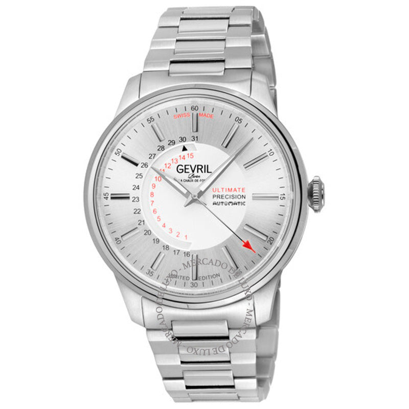 Relógio Guggenheim Automático Mostrador Prateado 44 mm - Mercado de Luxo - O Maior E-Commerce de Bens, Produtos e Serviços de Luxo do Brasil.