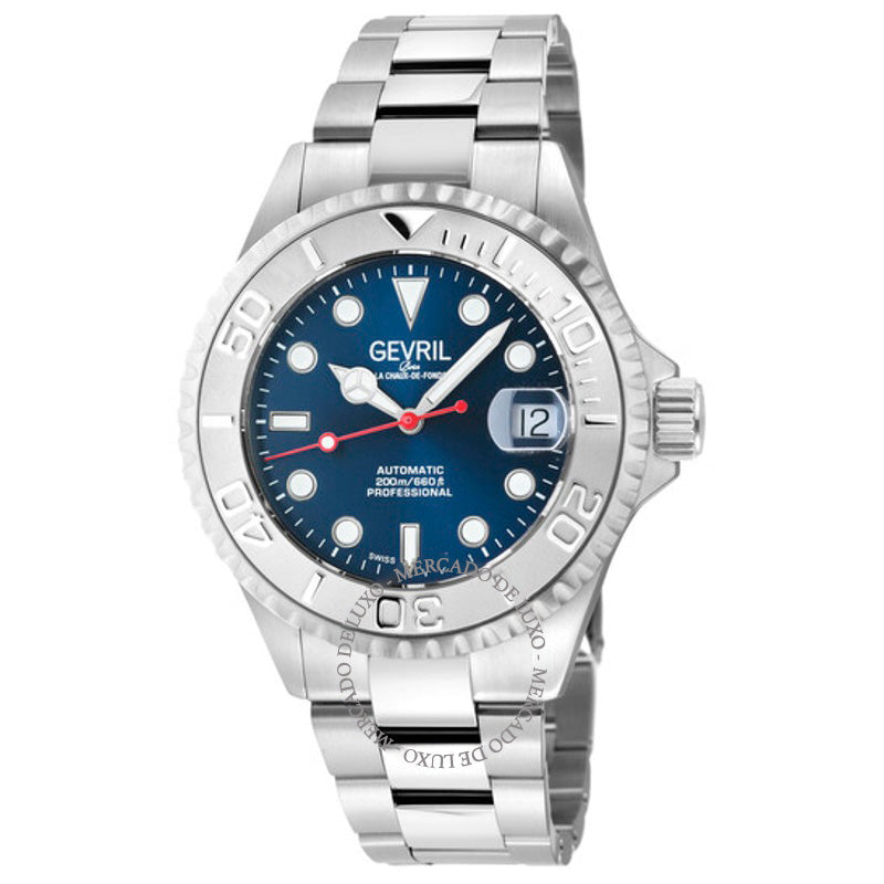 Relógio Mostrador Azul Automático Wall Street 39 mm - Mercado de Luxo - O Maior E-Commerce de Bens, Produtos e Serviços de Luxo do Brasil.