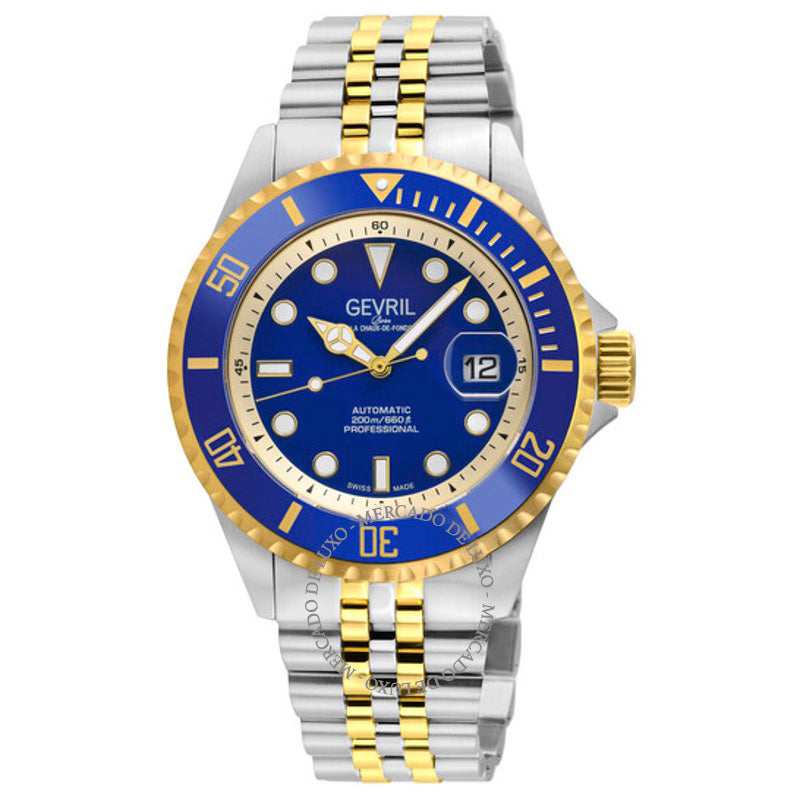 Relógio Wall Street Automático Mostrador Azul 43 mm - Mercado de Luxo - O Maior E-Commerce de Bens, Produtos e Serviços de Luxo do Brasil.