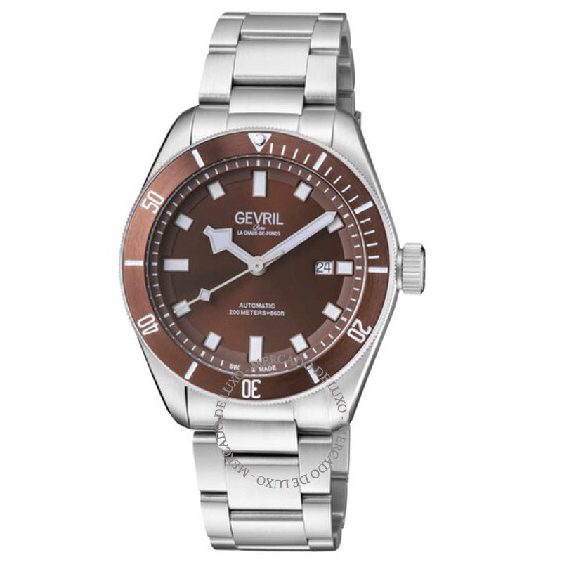 Relógio Yorkville Automático Mostrador Marrom 43 mm - Mercado de Luxo - O Maior E-Commerce de Bens, Produtos e Serviços de Luxo do Brasil.