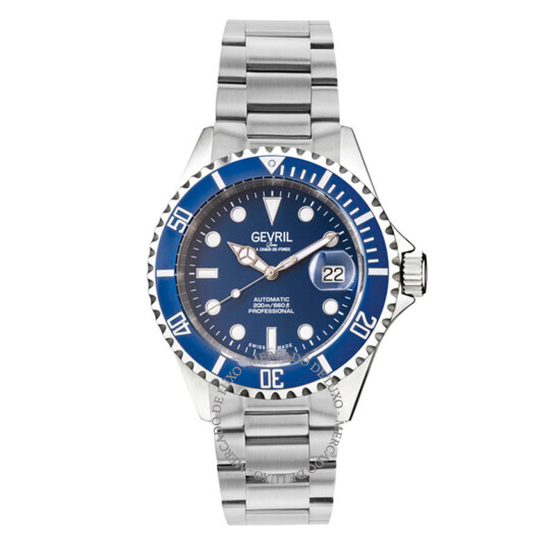 Relógio Wallstreet Automático Mostrador Azul 43 mm - Mercado de Luxo - O Maior E-Commerce de Bens, Produtos e Serviços de Luxo do Brasil.