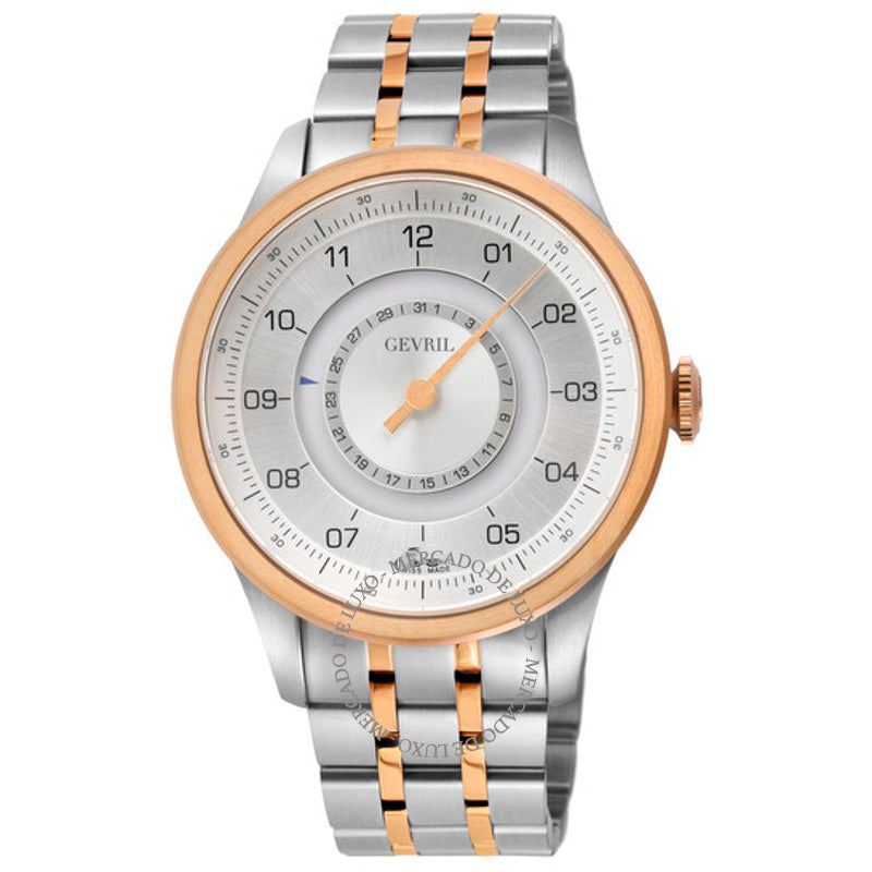 Relógio Jones St Mostrador Automático Prateado 45 mm - Mercado de Luxo - O Maior E-Commerce de Bens, Produtos e Serviços de Luxo do Brasil.