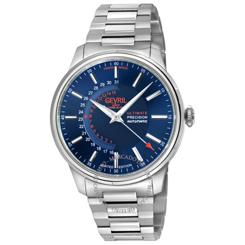 Relógio Guggenheim Automático Mostrador Azul 44 mm - Mercado de Luxo - O Maior E-Commerce de Bens, Produtos e Serviços de Luxo do Brasil.