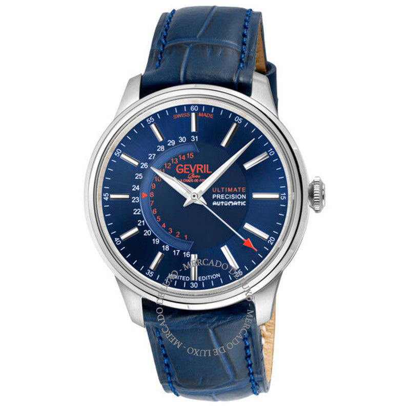 Relógio Guggenheim Automático Mostrador Azul 44 mm - Mercado de Luxo - O Maior E-Commerce de Bens, Produtos e Serviços de Luxo do Brasil.